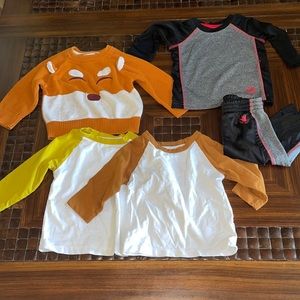 Bunch of boys clothes